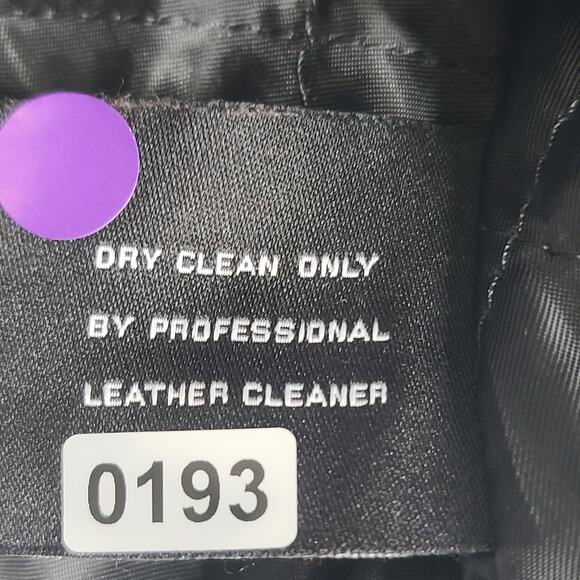 Jones New York women's genuine leather hooded jacket Sz 1X Matrix Dark feminine - Picture 10 of 11